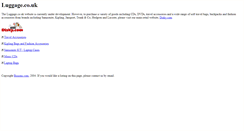 Desktop Screenshot of luggage.co.uk