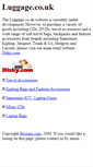 Mobile Screenshot of luggage.co.uk